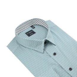 621449   NO IRON LS SPORT SHIRT PRINT @ TRIM CLASSIC FITRGE