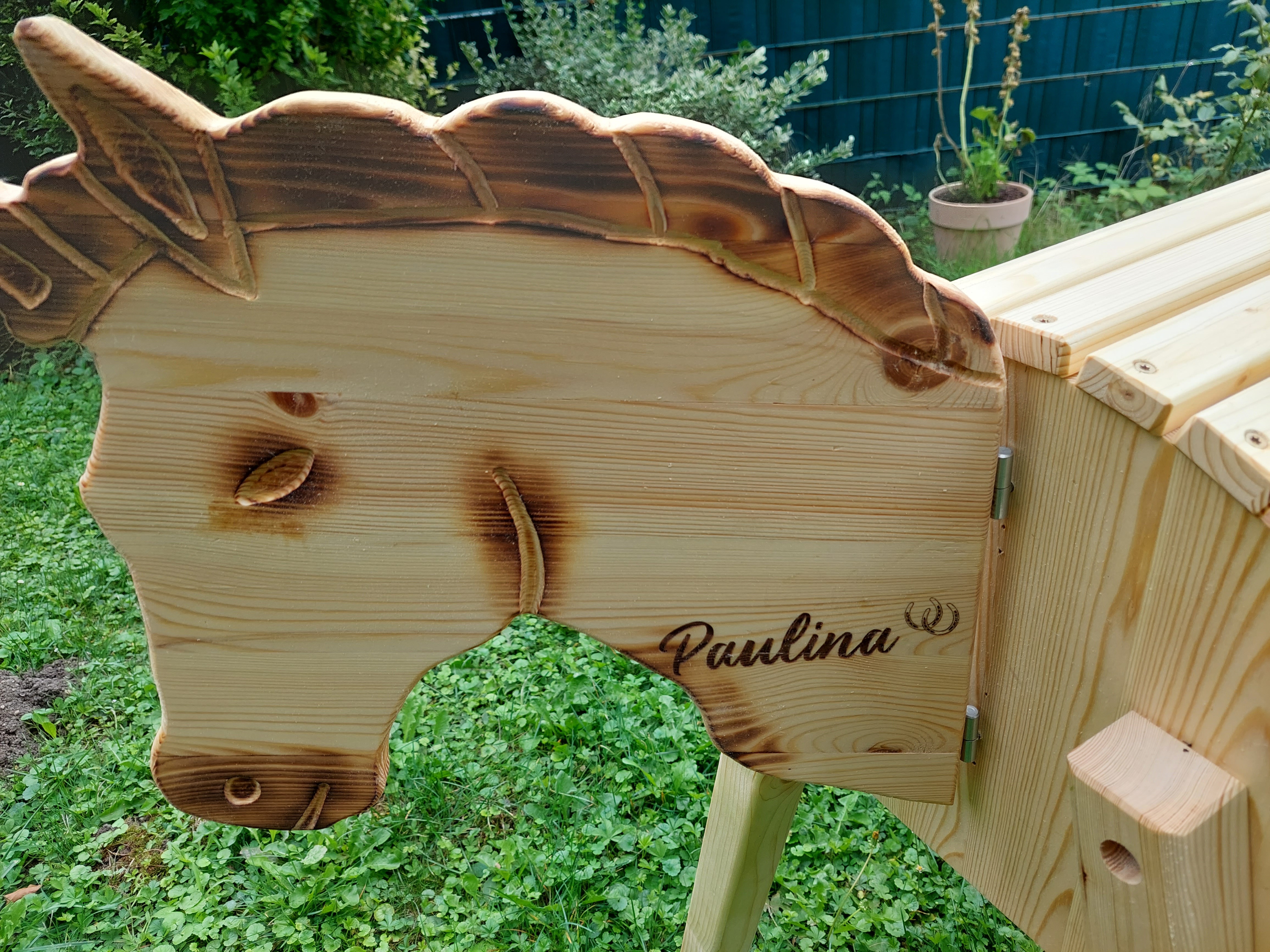 Holzpferd Tonnenpferd