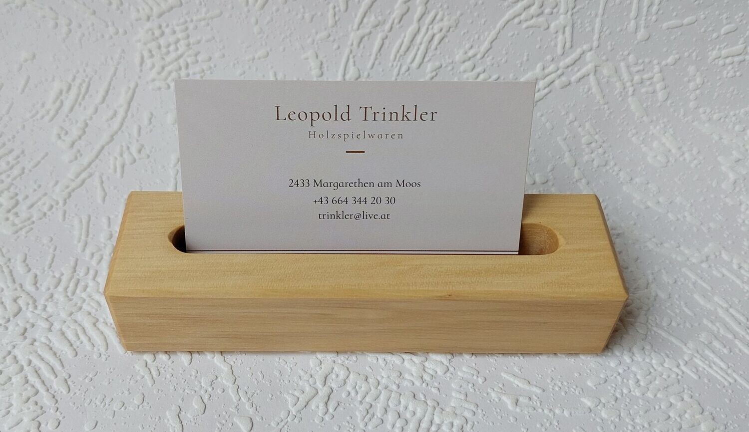 Visitenkartenhalter einfach