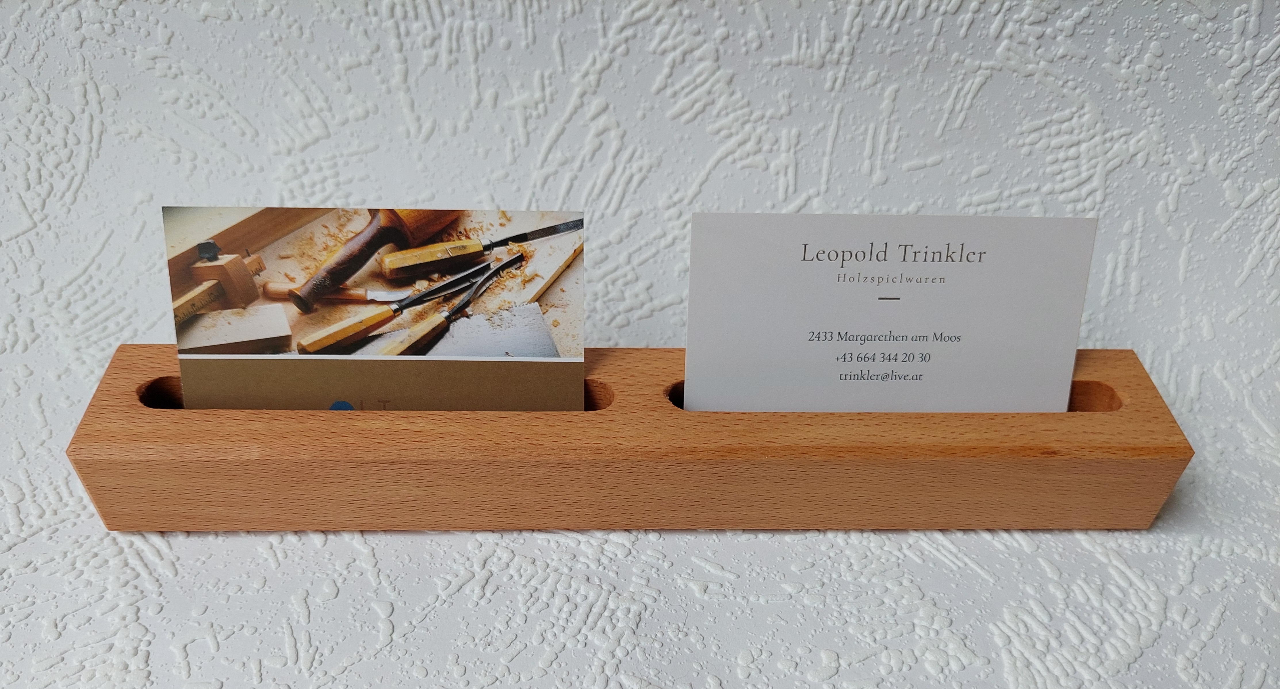 Visitenkartenhalter doppelt