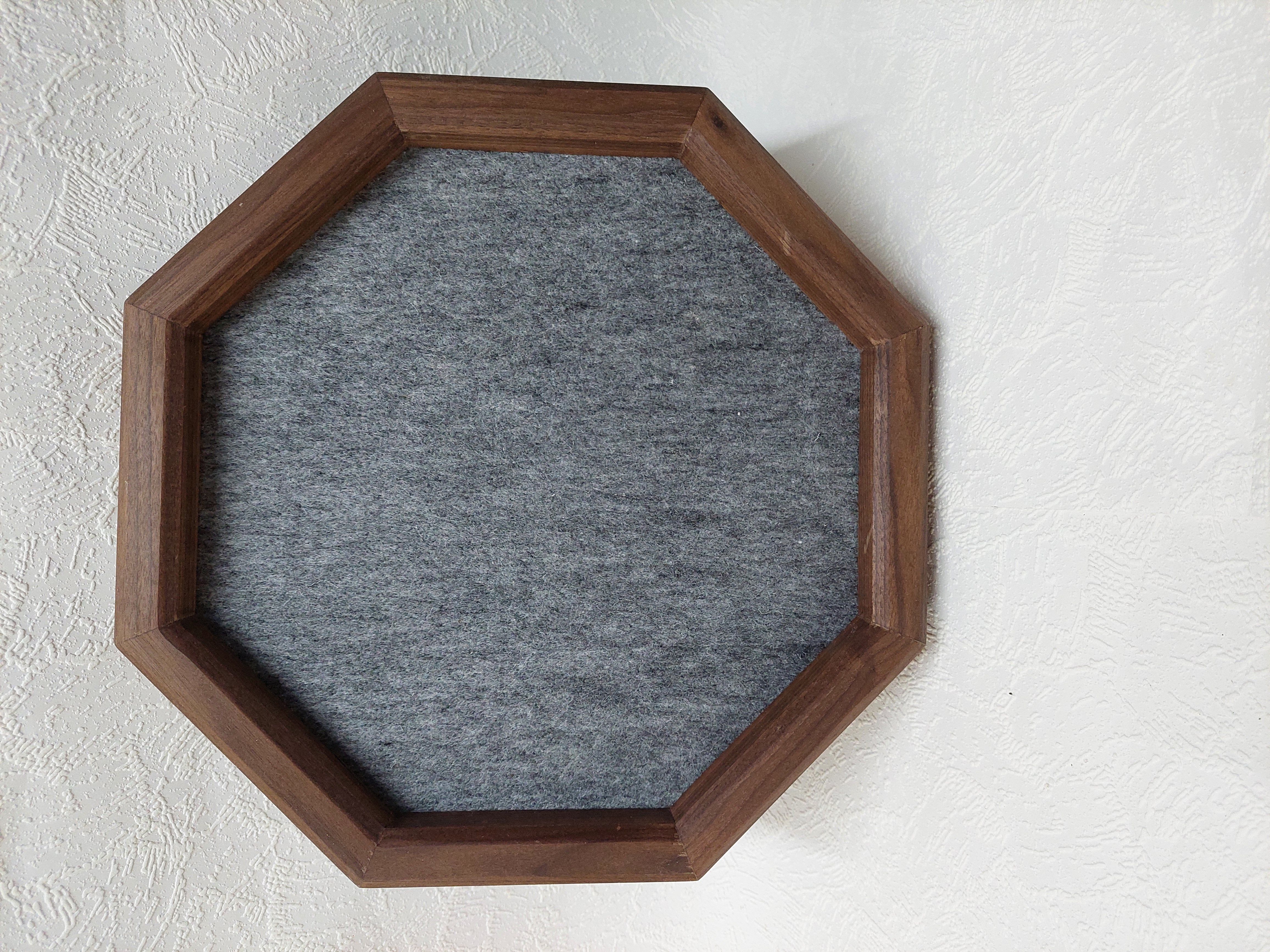 Würfelbrett aus Nussholz