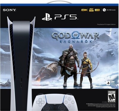 Sony - PlayStation 5 Digital Edition God of War Ragnarök Console Bundle