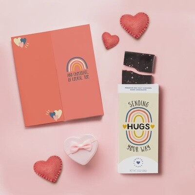 New! Sending Hugs (with chocolate) Card!