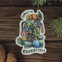 Only the Essentials Sticker