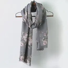 Scarvii - Rose Long Scarf for Winter