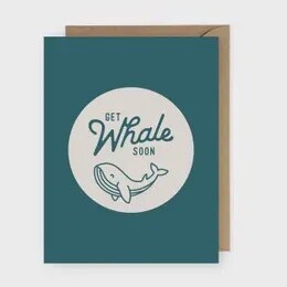 Get Whale Soon Greeting Card