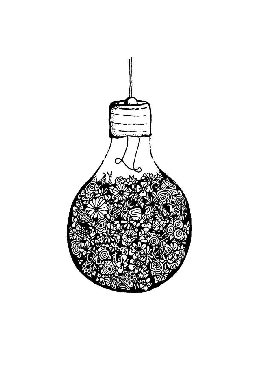 Bulb of Light  5x7