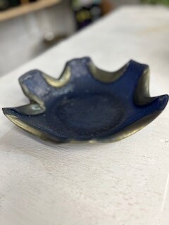 Gold and Blue Bowl