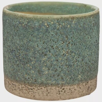 Turquoise Textured Pot
