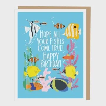 Fishtank Birthday Card