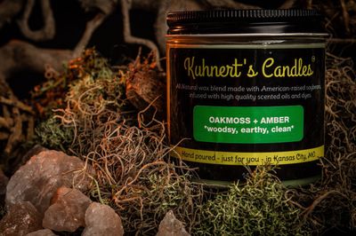 Oak Moss and Amber Candle