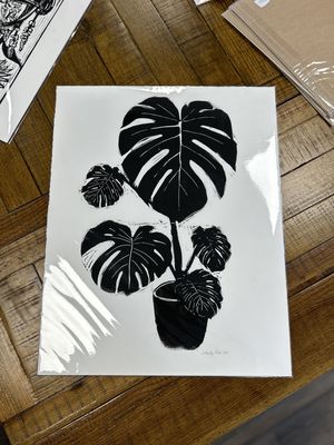 Monstera Print