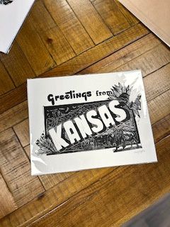 Greetings from Kansas Print