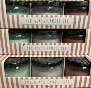 3 Pack Candle Set