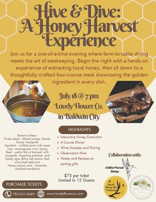 Hive &amp; Dive: A Honey Harvest Experience