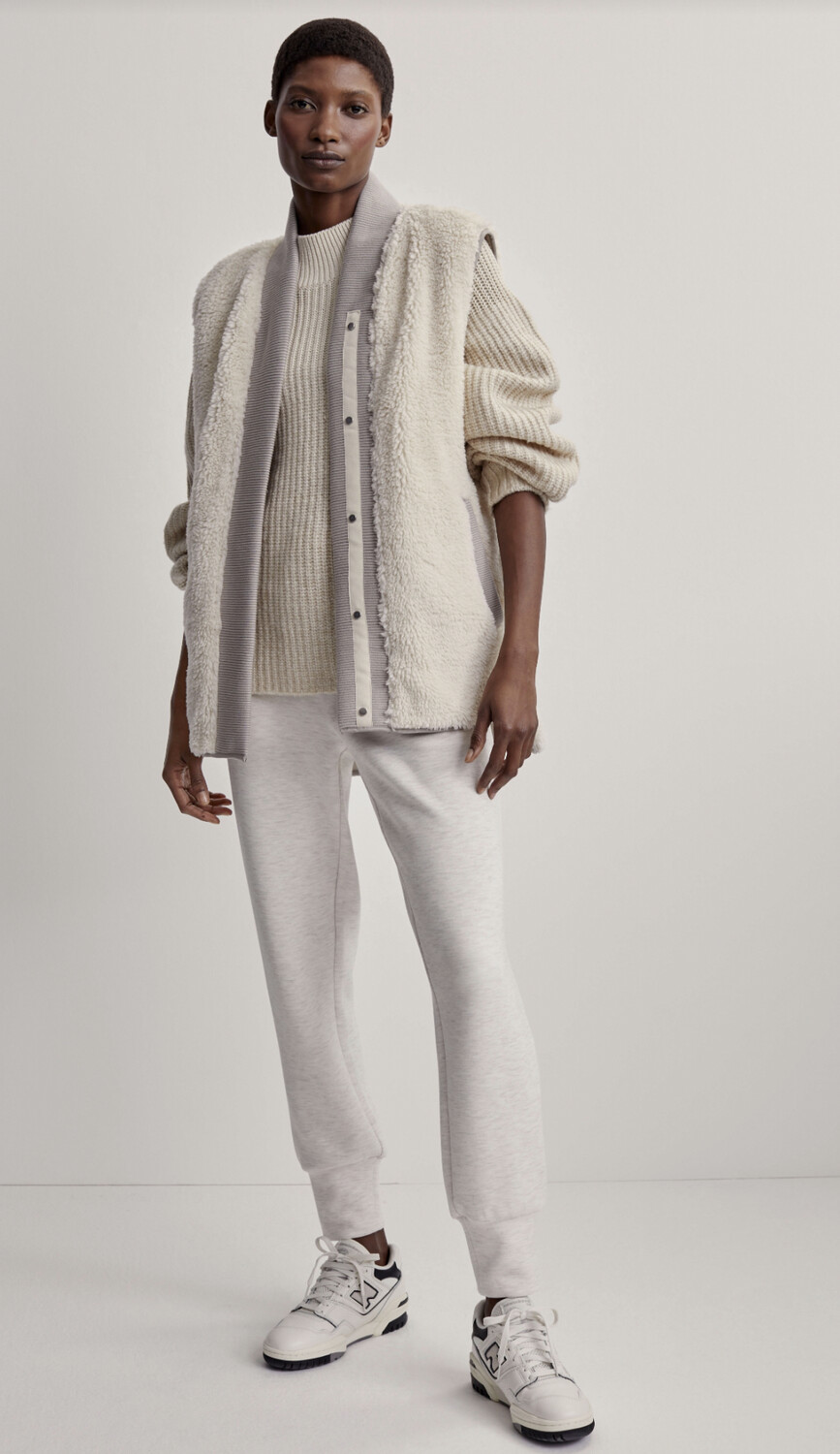 Covey Reversible Quilt Gilet, Size: XXS, Colour: Dove/Sandshell