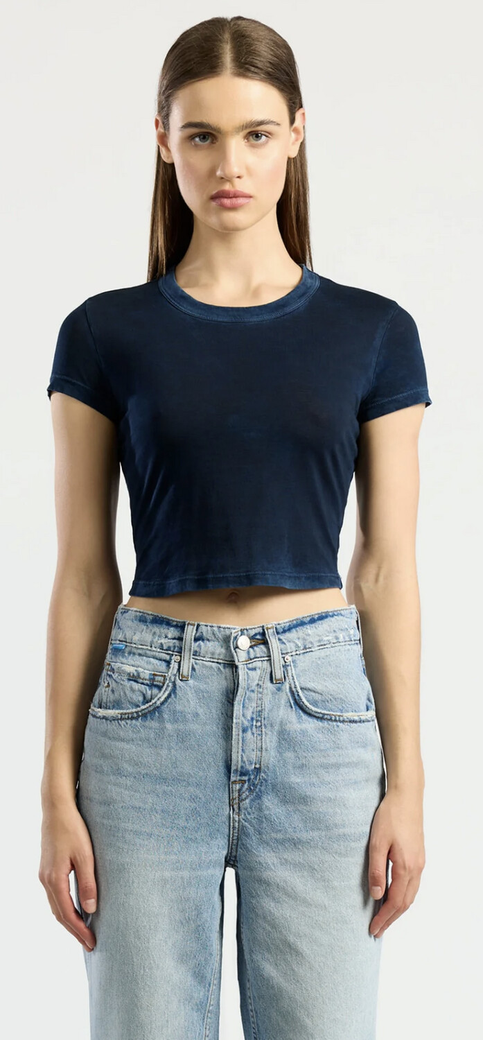 Standard Baby Tee, Size: XS, Colour: Vintage Navy