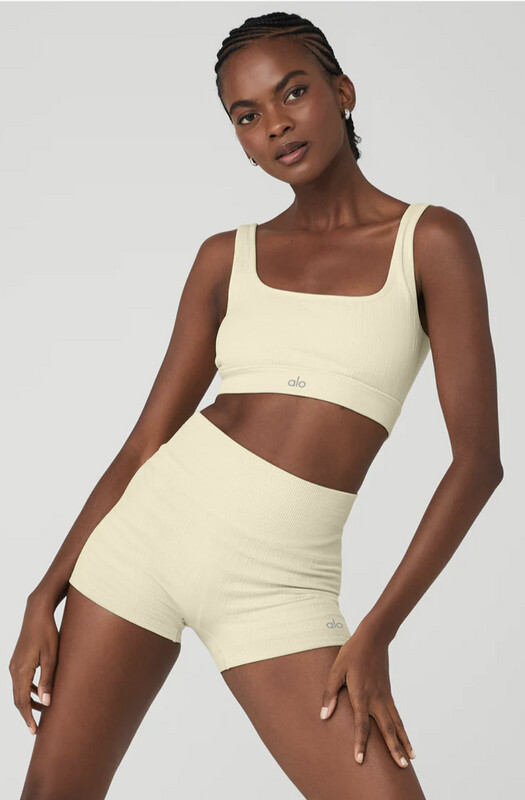 Seamless Cable Knit Bra