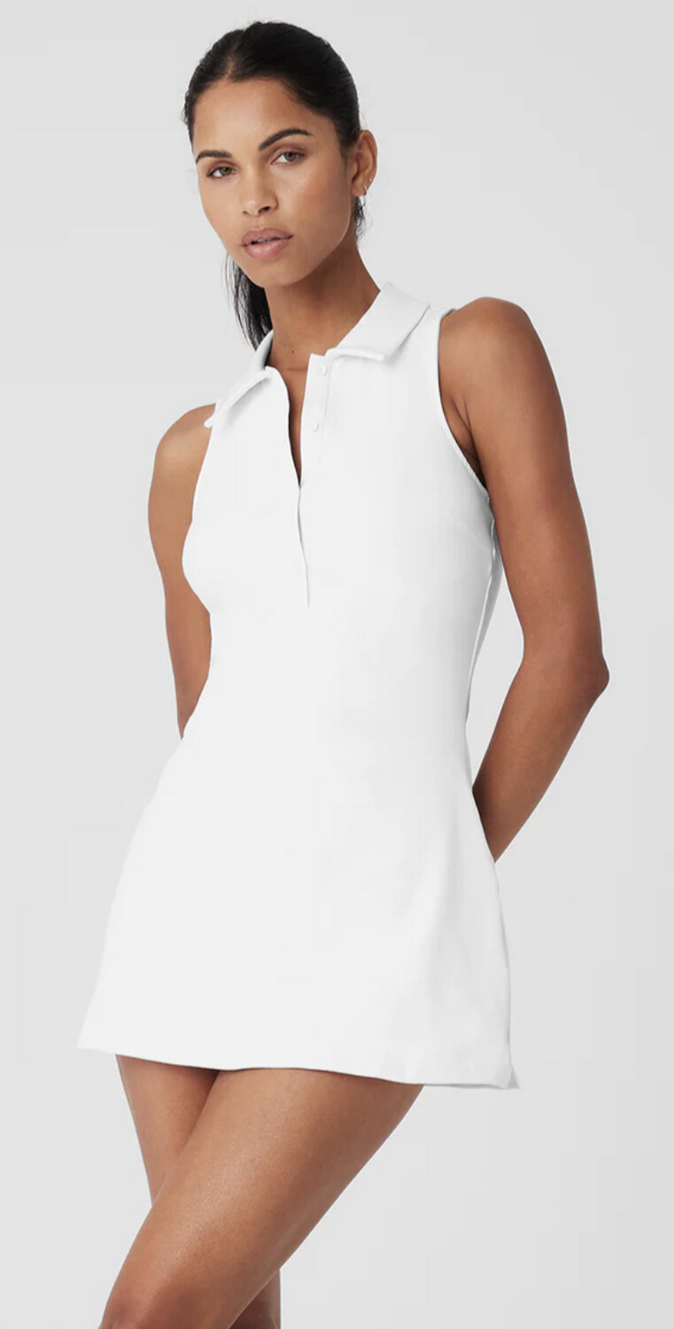 Charmed Tennis Dress, Size: XS, Colour: White