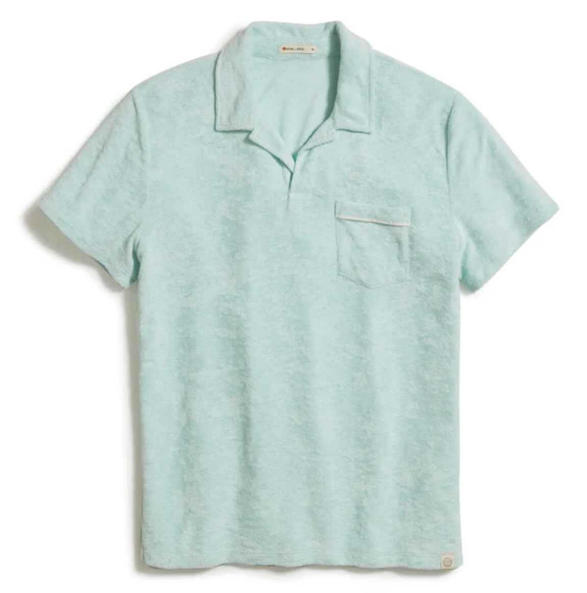 SS Terry Out Solid Polo, Size: S, Colour: Icy Morn