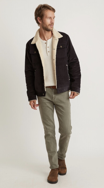 Boise Cord Sherpa Trucker