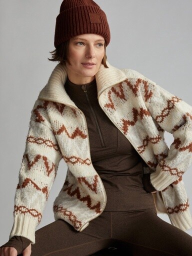 brooke fairisle knit jacket, Size: XS, Colour: whitecap mountain fairisle, Season: 2340