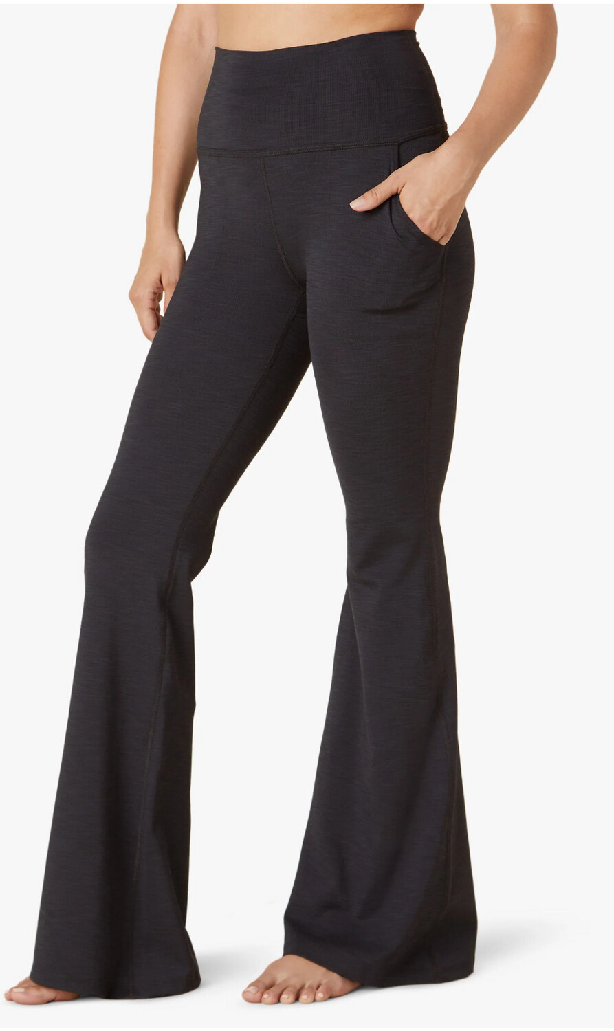 Heather Rib All Day Flare Pant