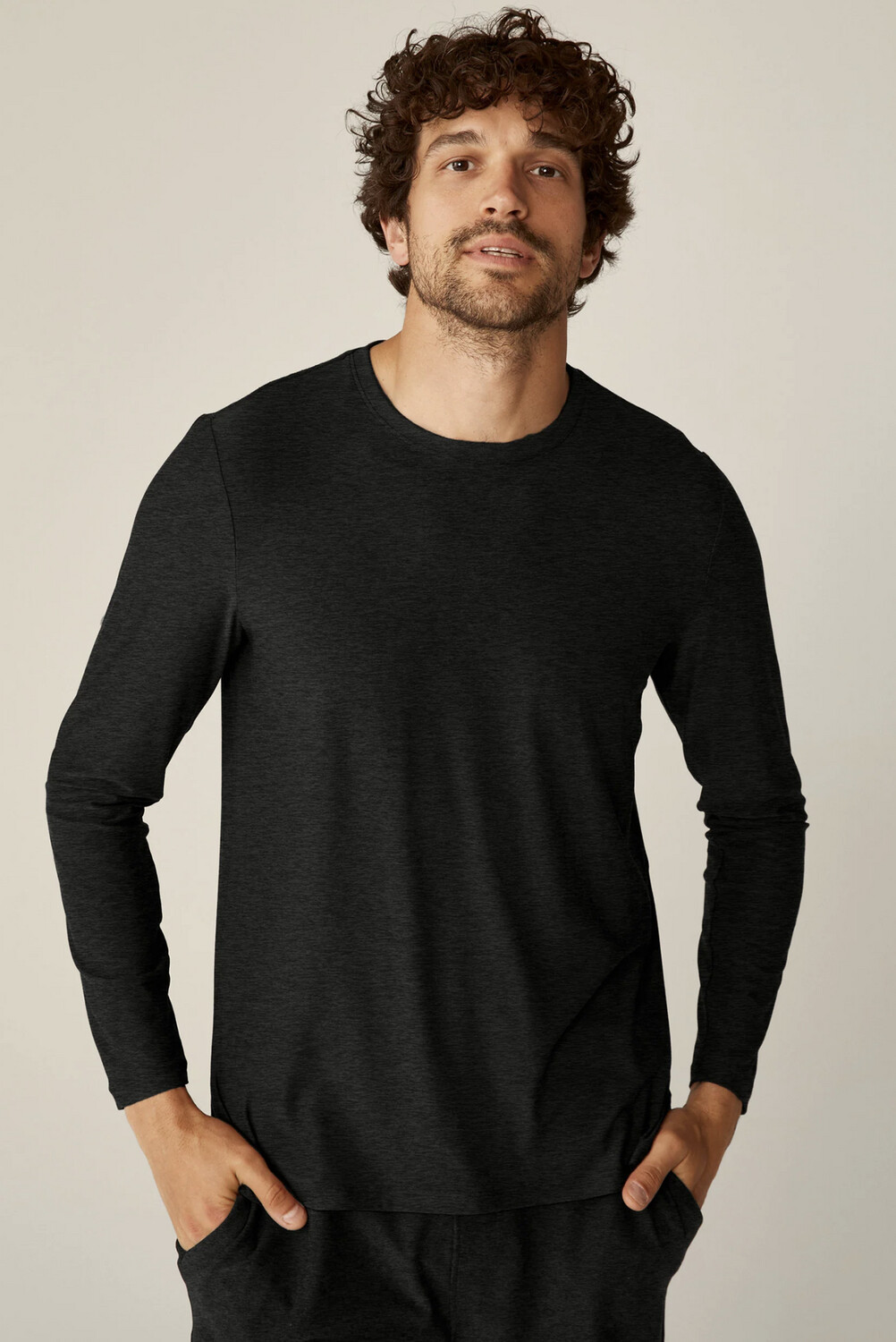 Always Beyond Long Sleeve Crew 2.0, Colour: Darkest Night, Size: S