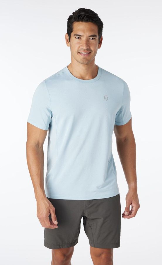 Performance Training Tee, Colour: Coastal Blue, Size: S