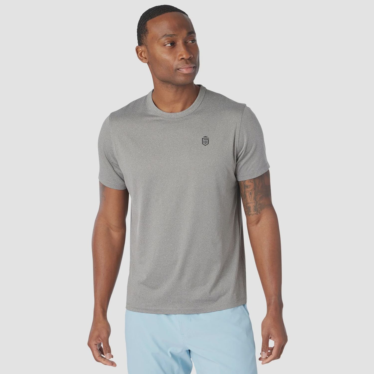 Core Tech Tee, Size: S, Colour: Rustic Metal Heather