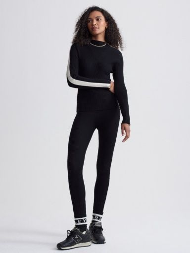 Aiden Knit Legging, Size: M, Colour: black