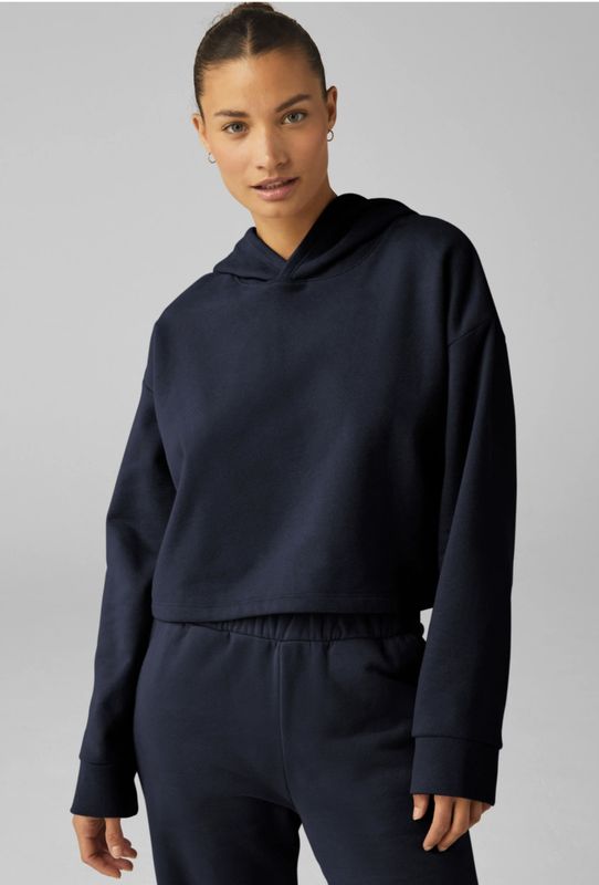 Happiness Cropped Hoodie