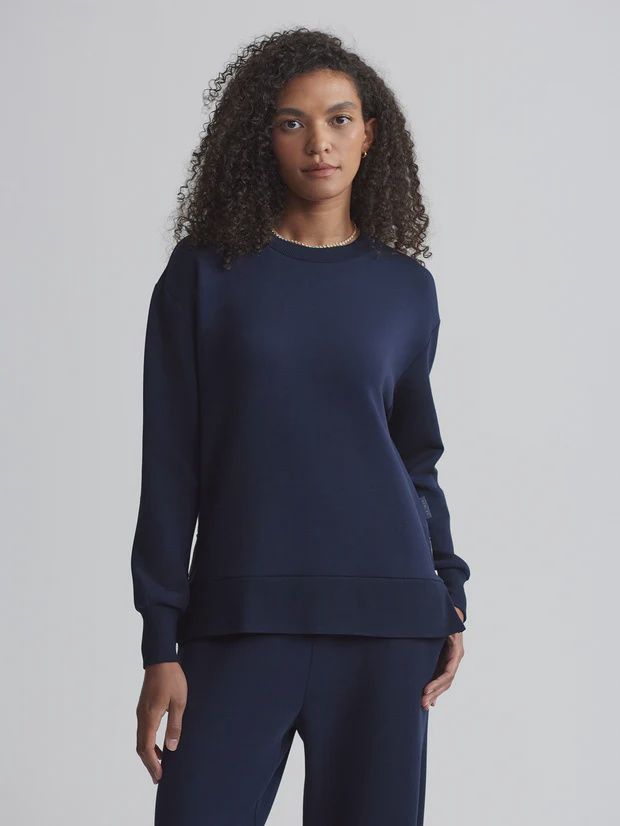 Gabriella Sweat, Colour: Navy, Size: XS