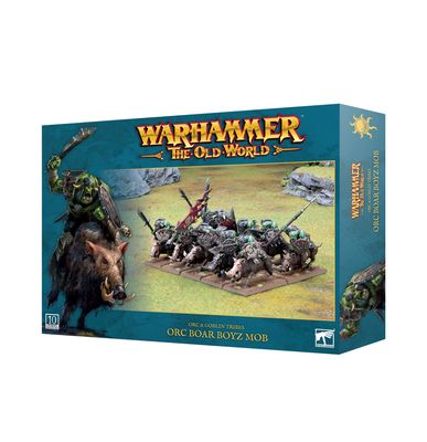 The Old World: Orc &amp; Goblin Tribes - Orc Boar Boyz Mob