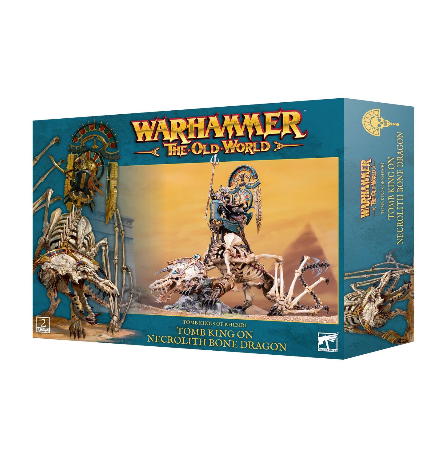 The Old World: Tomb Kings - Tomb King On Necrolith Bone Dragon