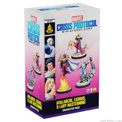 Marvel Crisis Protocol: Avalanch, Exodus, &amp; Lady Mastermind Character Pack