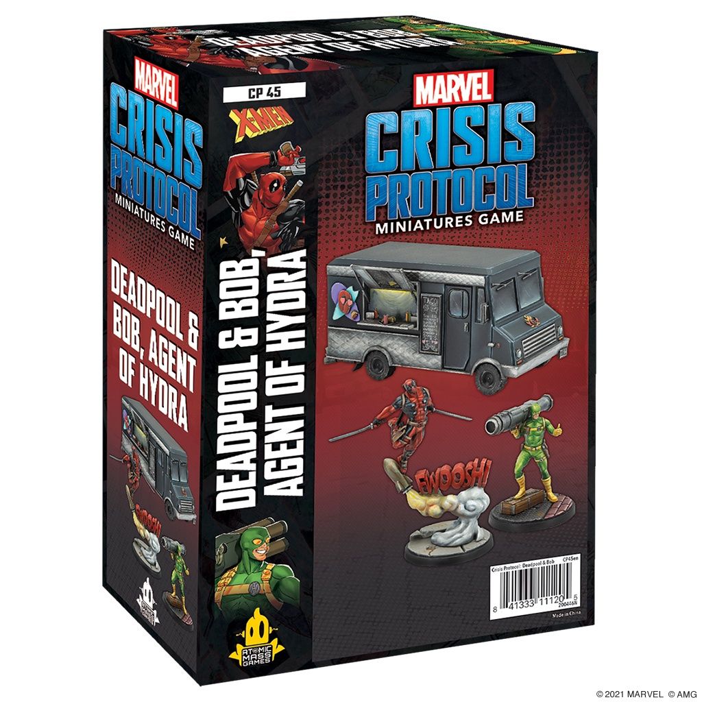 Marvel Crisis Protocol: Deadpool And Bob, agent of hydra