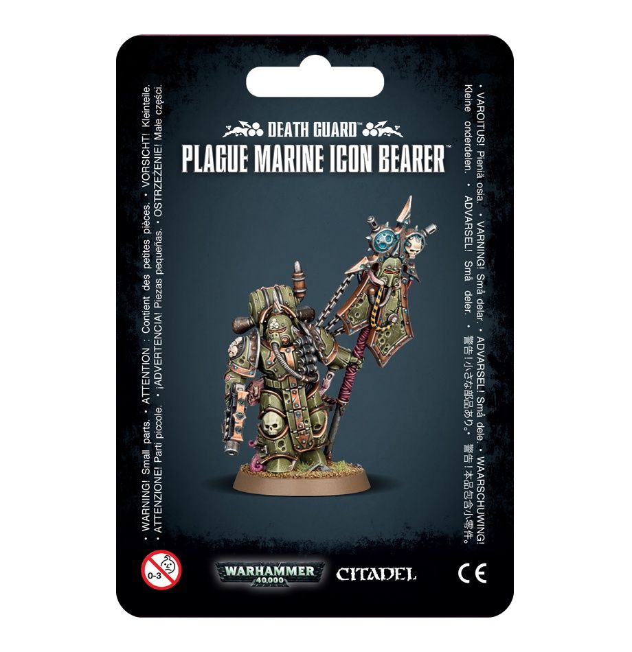 Death Guard: plague marine Icon bearer