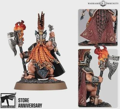 Warhammer Commemorative Series: Fyreslayers Brakki of the Gilded Key