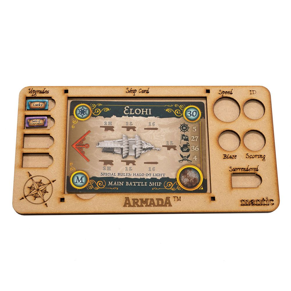 Armada: MDF Ship Card Tray Four Pack Mantic Direct