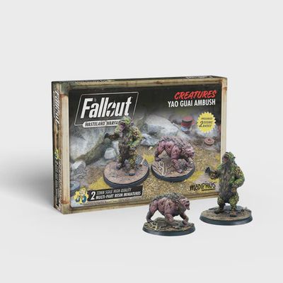 Fallout: Wasteland Warfare - Creatures - Yao Guai Ambush