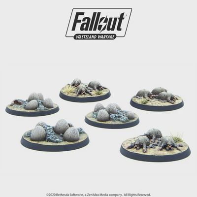 Fallout: Wasteland Warfare - Creatures- Mirelurk Hatchlings + Eggs
