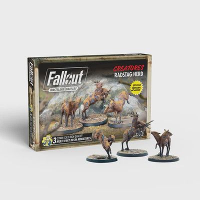 Fallout: Wasteland Warfare - Creatures - Radstag Herd
