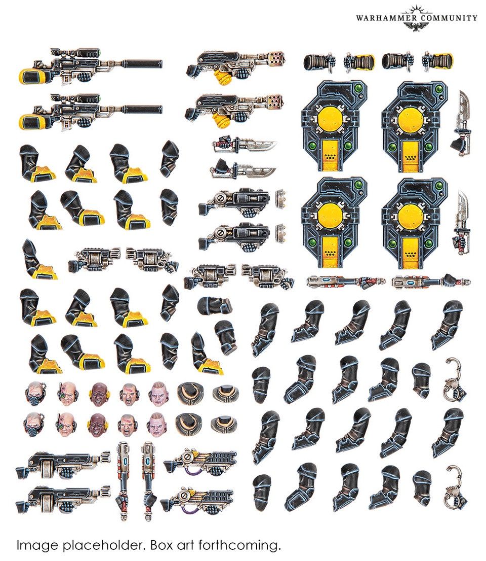 Necromunda: Palanite Enforcer Weapons &amp; Upgrades