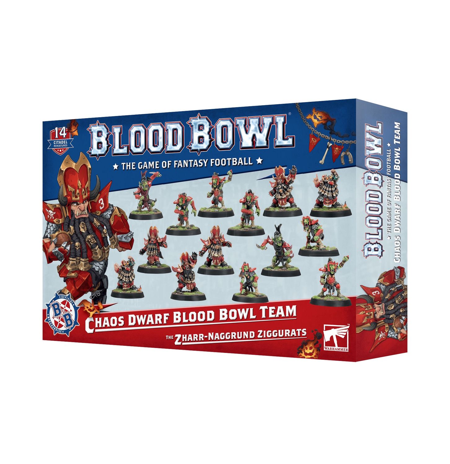 Blood Bowl: Chaos Dwarf - Zharr-Naggrund Ziggurats