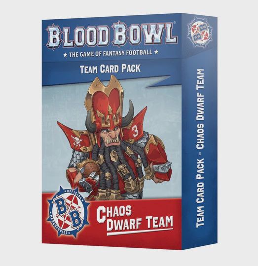 Blood Bowl: Chaos Dwarf Team Card Pack