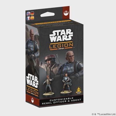 Star War Legion: Customizable Rebel Officer &amp; Agent