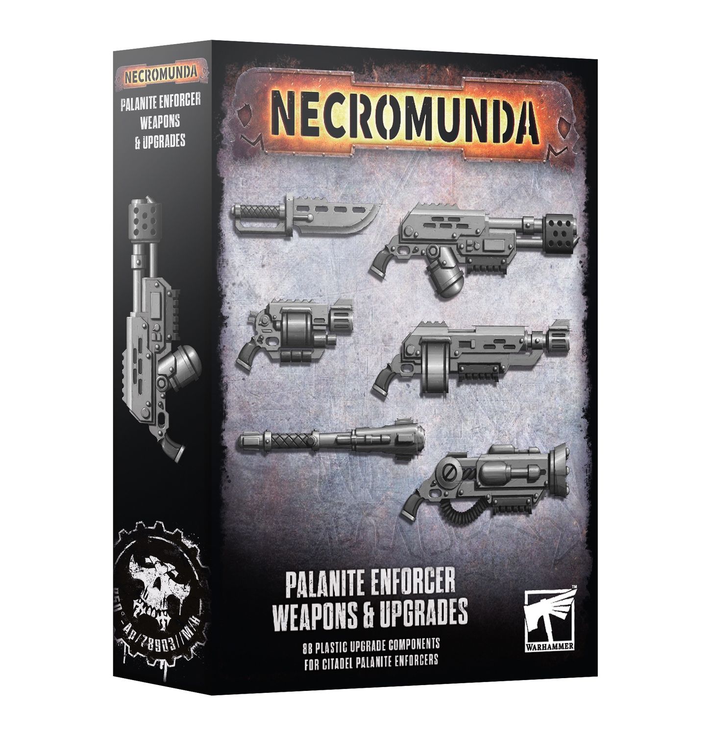 Necromunda: Palantite Enforcer Weapons &amp; Upgrades Kit