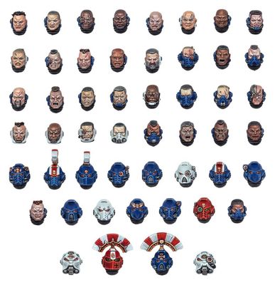 Space Marines: Space Marine Heads