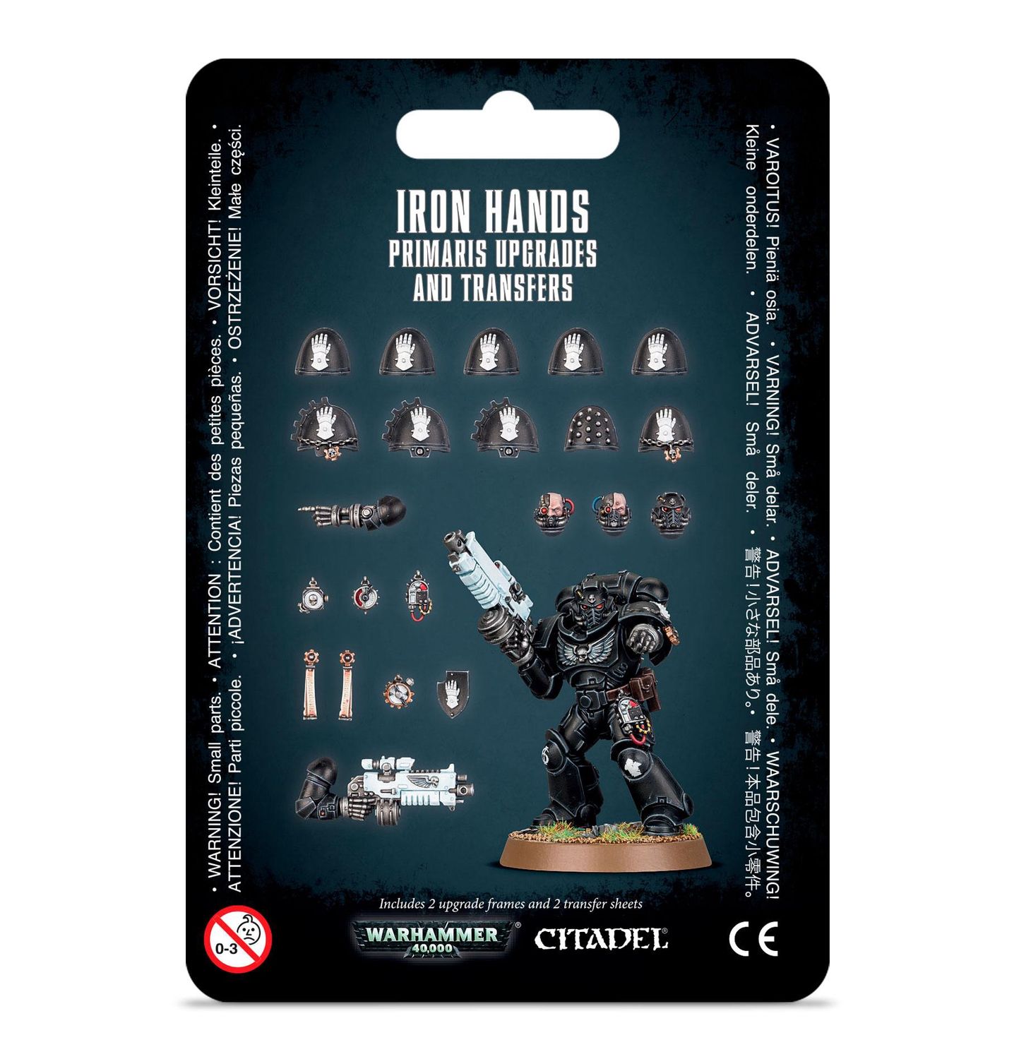 Space Marines: Iron Hands Primaris Upgrades